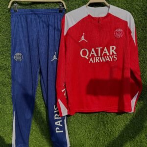 Psg Jordan Red Training Suit