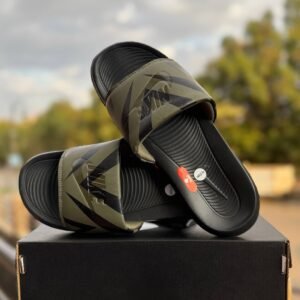 NIKE TECH OLIVE GREEN SLIPPER