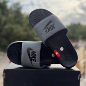 NIKE TECH BLACK x DARK GRAY SLIPPER