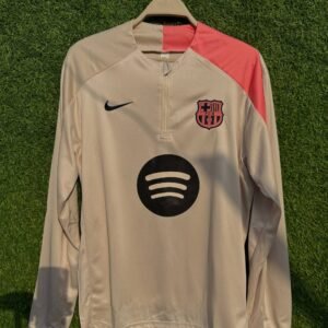 BARCELONA BEIGE TRACK TOP