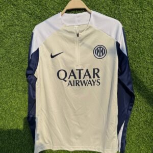 INTER MILAN OFF-WHITE TRACK TOP